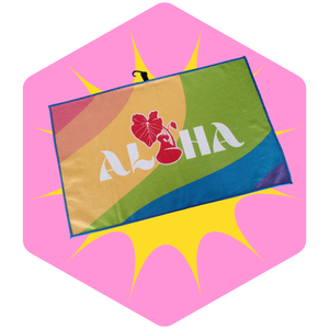 H3RC Aloha Golf Towel 